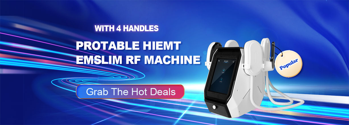 4 handles hiemt emslim rf machine