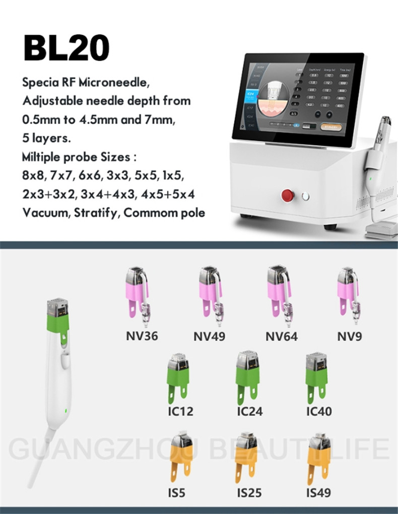 beauty machine fractional rf microneedle