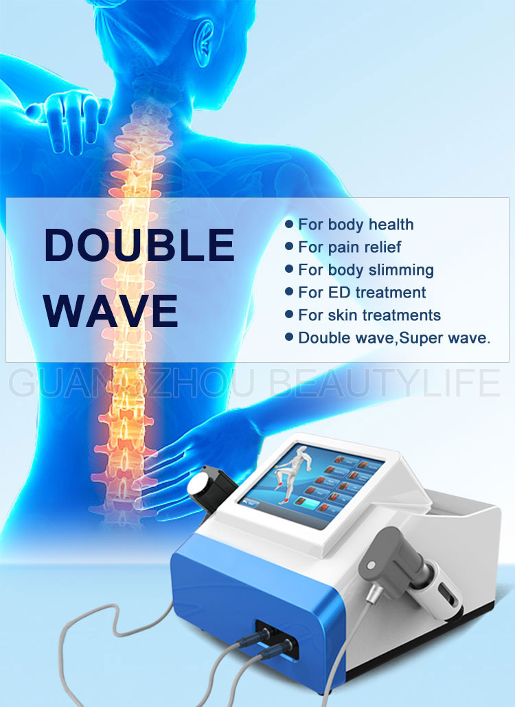 double wave shockwave therapy machine