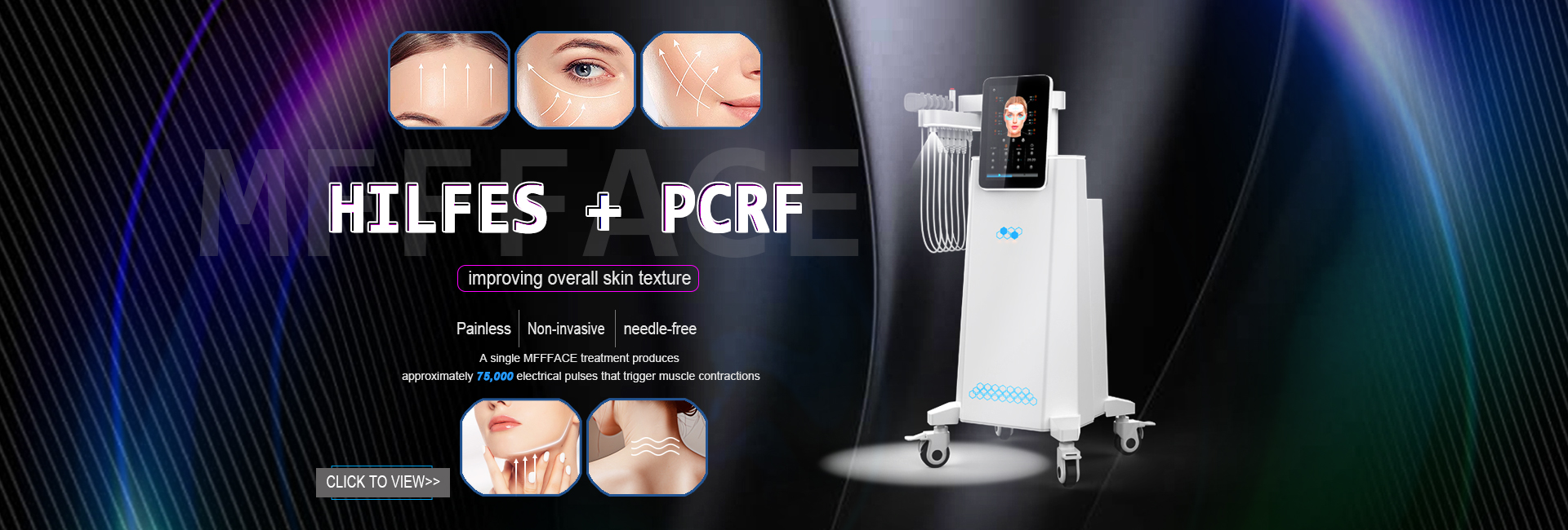 Mffface beauty machine for face lifting wrinkle removal