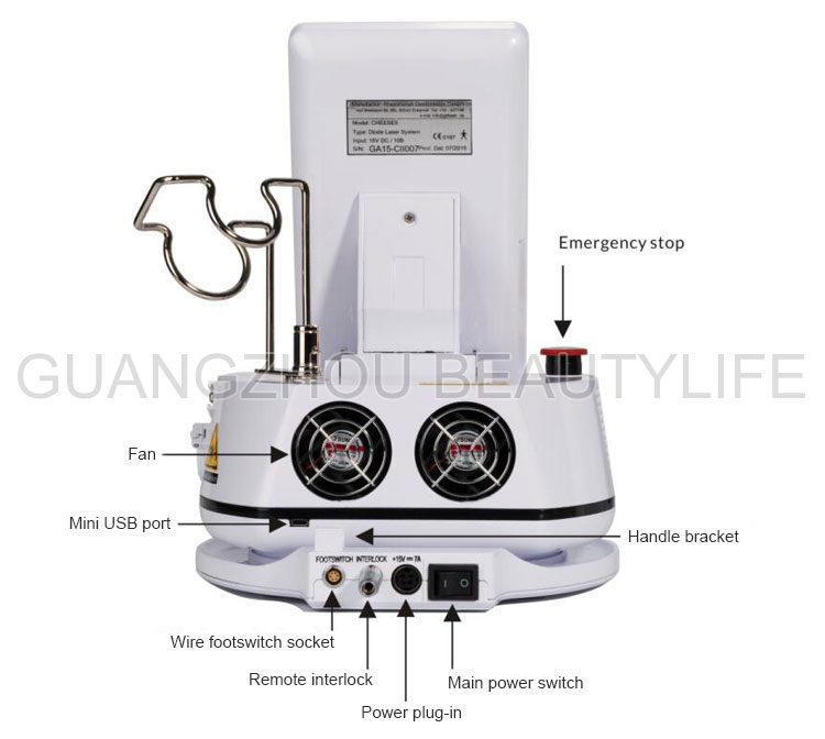 spider removal laser